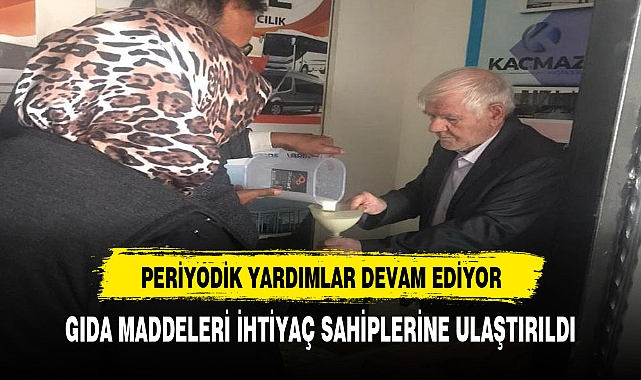 KADINLAR GÜCÜNÜ GÖSTERİYOR YARDIMLAR DEVAM EDİYOR