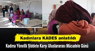 Kadınlara KADES anlatıldı