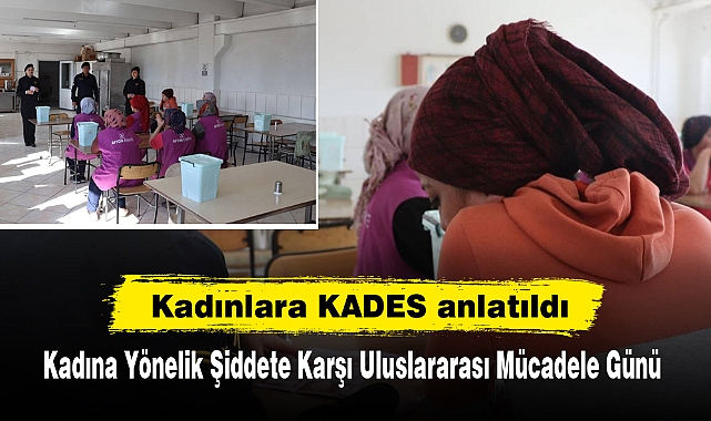 Kadınlara KADES anlatıldı