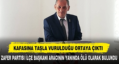 KAFASINA TAŞLA VURULDUĞU ORTAYA ÇIKTI