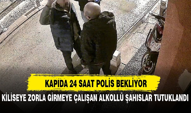 KAPIDA 24 SAAT POLİS BEKLİYOR