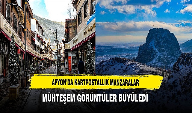 Kar Afyon'a Çok Yakıştı