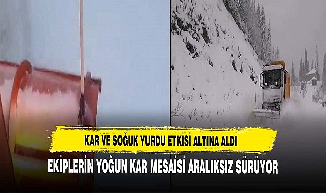 KAR VE SOĞUK YURDU ETKİSİ ALTINA ALDI