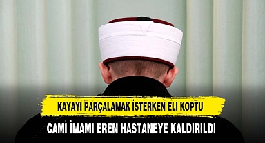 KAYAYI PARÇALAMAK İSTERKEN ELİ KOPTU