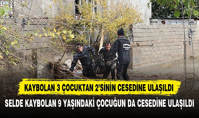 Kaybolan 3 Çocuktan 2’sinin Cesedine Ulaşıldı