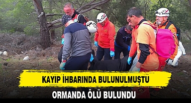 KAYIP İHBARINDA BULUNULMUŞTU