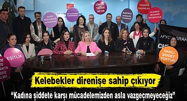 Kelebekler direnişe sahip çıkıyor