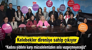 Kelebekler direnişe sahip çıkıyor