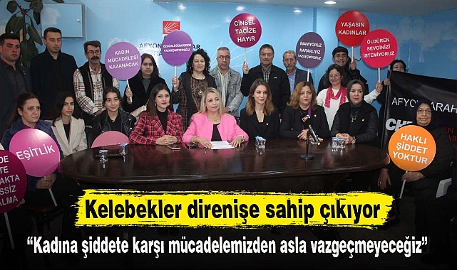 Kelebekler direnişe sahip çıkıyor