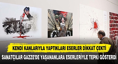 Kendi Kanlarıyla Yaptıkları Eserler Dikkat Çekti