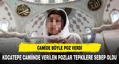 KOCATEPE CAMİİNDE VERDİĞİ POZLAR TEPKİYE NEDEN OLDU