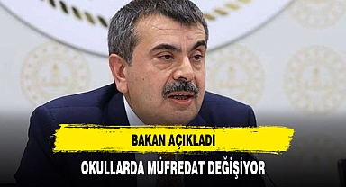 Okullarda müfredat değişiyor