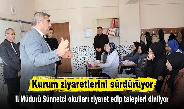 Kurum ziyaretlerini sürdürüyor