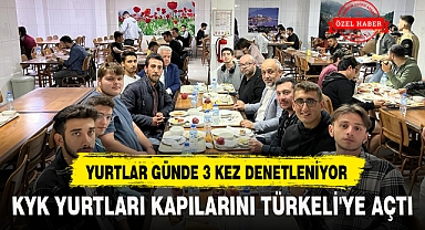 KYK YURTLARI KAPILARINI TÜRKELİ'YE AÇTI