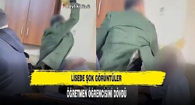 LİSEDE ŞOK GÖRÜNTÜLER