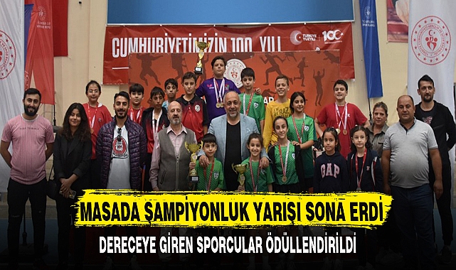 MASADA ŞAMPİYONLUK YARIŞI SONA ERDİ