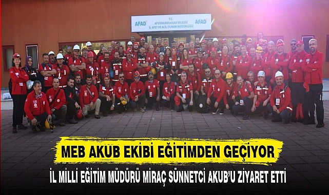 MEB AKUB EKİBİ EĞİTİMDEN GEÇİYOR