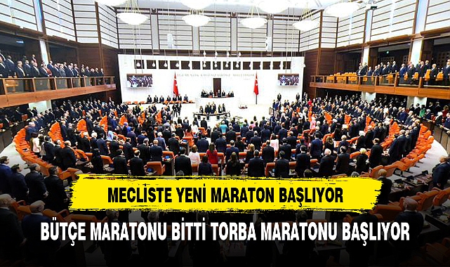 Meclis maratonu bitmiyor Torba yasa gündeme geliyor