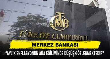 Merkez Bankası: “Aylık Enflasyonun Ana Eğiliminde Düşüş Gözlenmektedir”