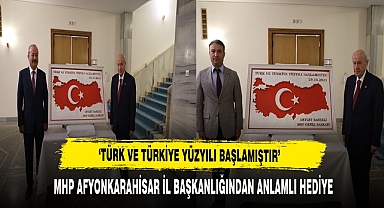 MHP AFYONKARAHİSAR İL BAŞKANLIĞINDAN ANLAMLI HEDİYE