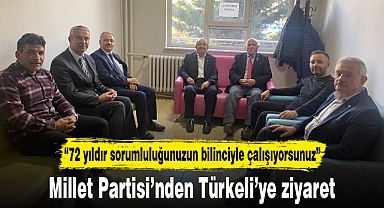 Millet Partisi'nden Türkeli'ye ziyaret