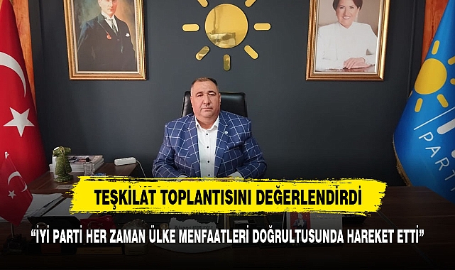 Mısırlıoğlu :"teşkilat toplantısını değerlendirdi: yerel seçim stratejileri masaya yatırıldı"