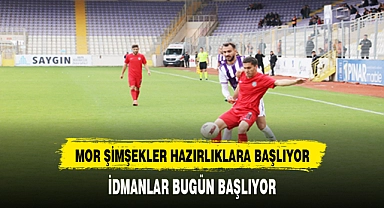 Mor şimşekler altınordu maçı için hazırlıklara başladı