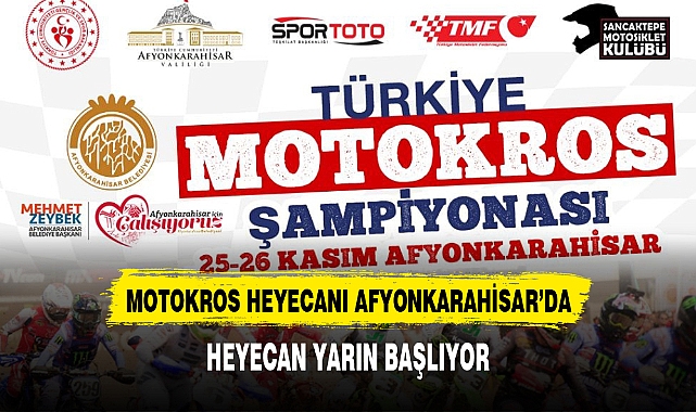 Motokros Şampiyonları Afyonkarahisar'da belli olacak