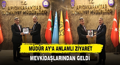 MÜDÜR AY’A ANLAMLI ZİYARET