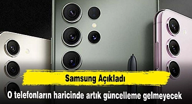 O telefonlar artık güncellemeye almayacak