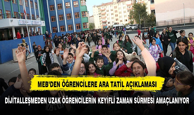 Öğrencilere ara tatilde etkinlik önerileri