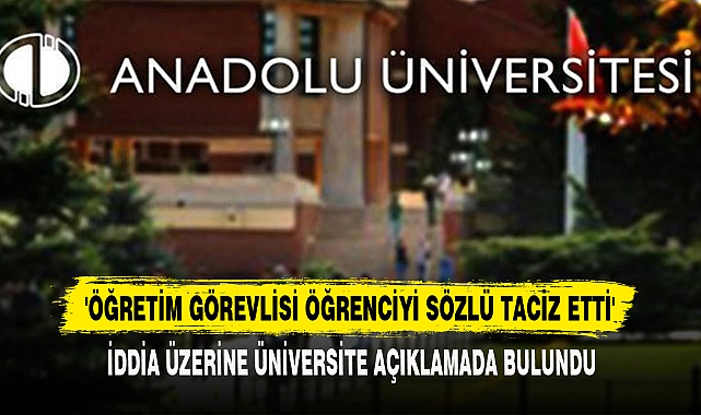 'Öğretim Görevlisi Öğrenciyi Sözlü Taciz Etti'