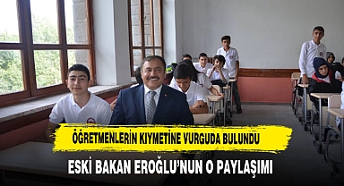 Öğretmenlerin Kıymetine Vurguda Bulundu