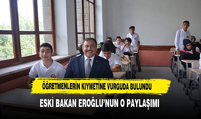 Öğretmenlerin Kıymetine Vurguda Bulundu