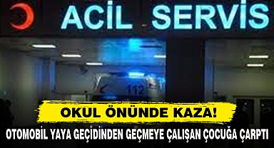 Okul Önünde Kaza!
