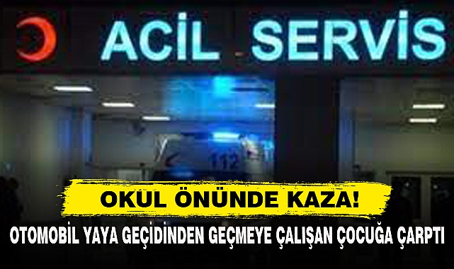 Okul Önünde Kaza!