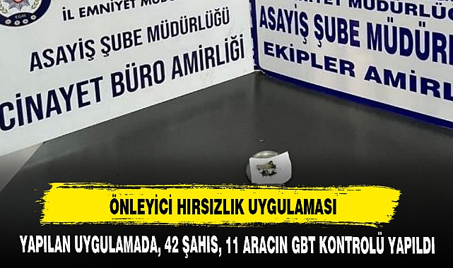 ÖNLEYİCİ HIRSIZLIK UYGULAMASI