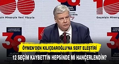 Örsan Öymen'den Kılıçdaroğlu'na: 12 seçim kaybetti, hepsinde mi hançerlendi?