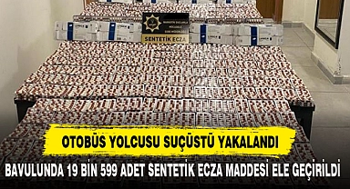 OTOBÜS YOLCUSU SUÇÜSTÜ YAKALANDI