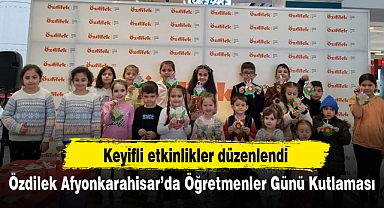 Özdilek Afyonkarahisar’da Öğretmenler Günü Kutlaması