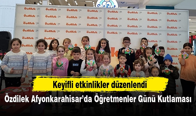 Özdilek Afyonkarahisar’da Öğretmenler Günü Kutlaması