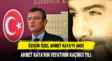 Özel Ahmet Kaya'yı andı