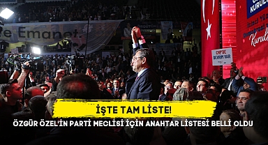 ÖZGÜR ÖZEL'İN PARTİ MECLİSİ İÇİN ANAHTAR LİSTESİ BELLİ OLDU
