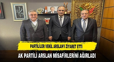 Partililer Vekil Arslan'ı Ziyaret Etti.