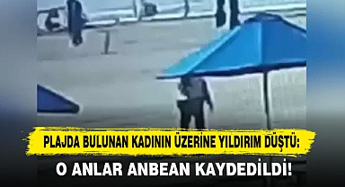 Plajda Bulunan Kadının Üzerine Yıldırım Düştü: