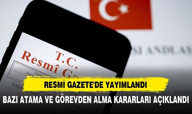 Resmi Gazete'de Yayımlandı