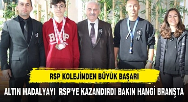 RSP Öğrencisinden Büyük Başarı