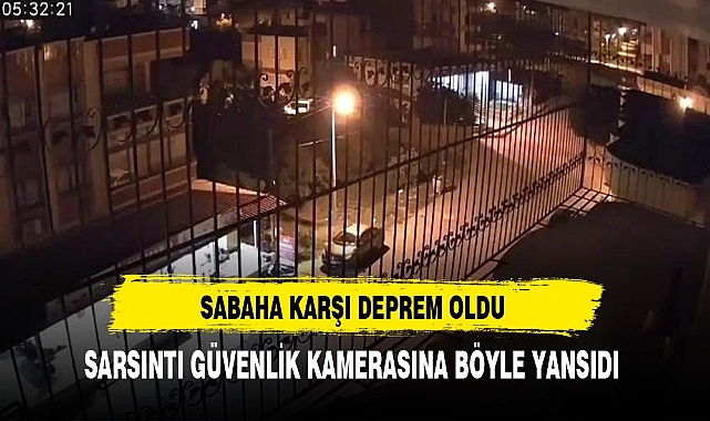 SABAHA KARŞI DEPREM OLDU