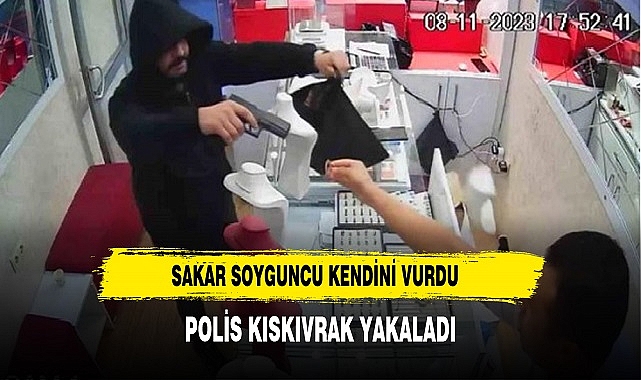 SAKAR SOYGUNCU KENDİNİ VURDU
