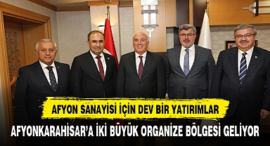 SANAYİ VE TEKNOLOJİ BAKAN'INDAN AFYONKARAHİSAR'A MÜJDE YAĞMURU